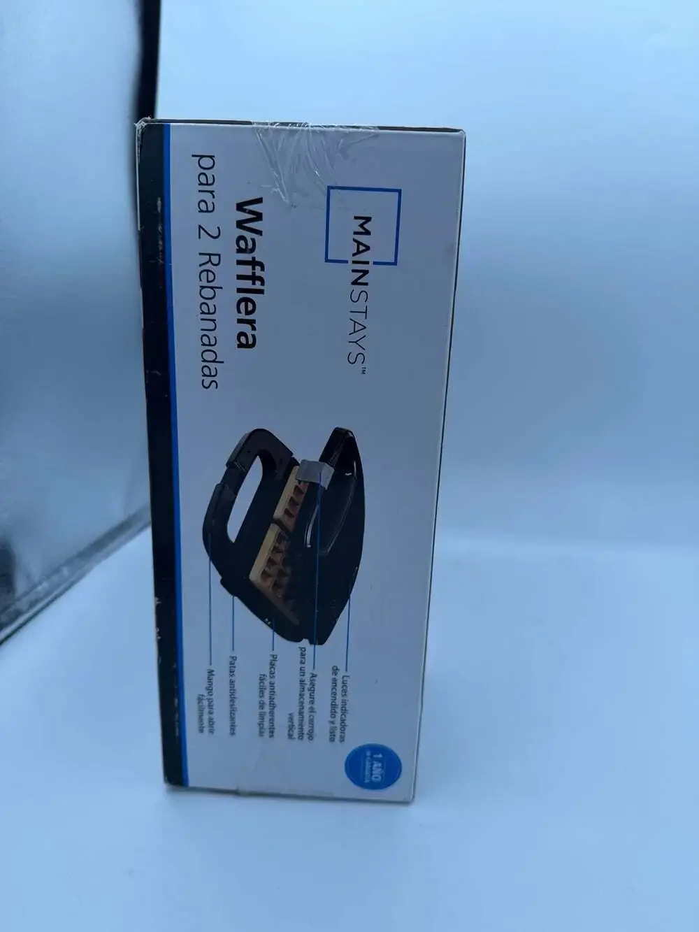 Mainstays 2-slice Waffle Maker New